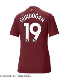 Günstige Manchester City Ilkay Gundogan #19 3rd trikot Damen 2024-25 Kurzarm